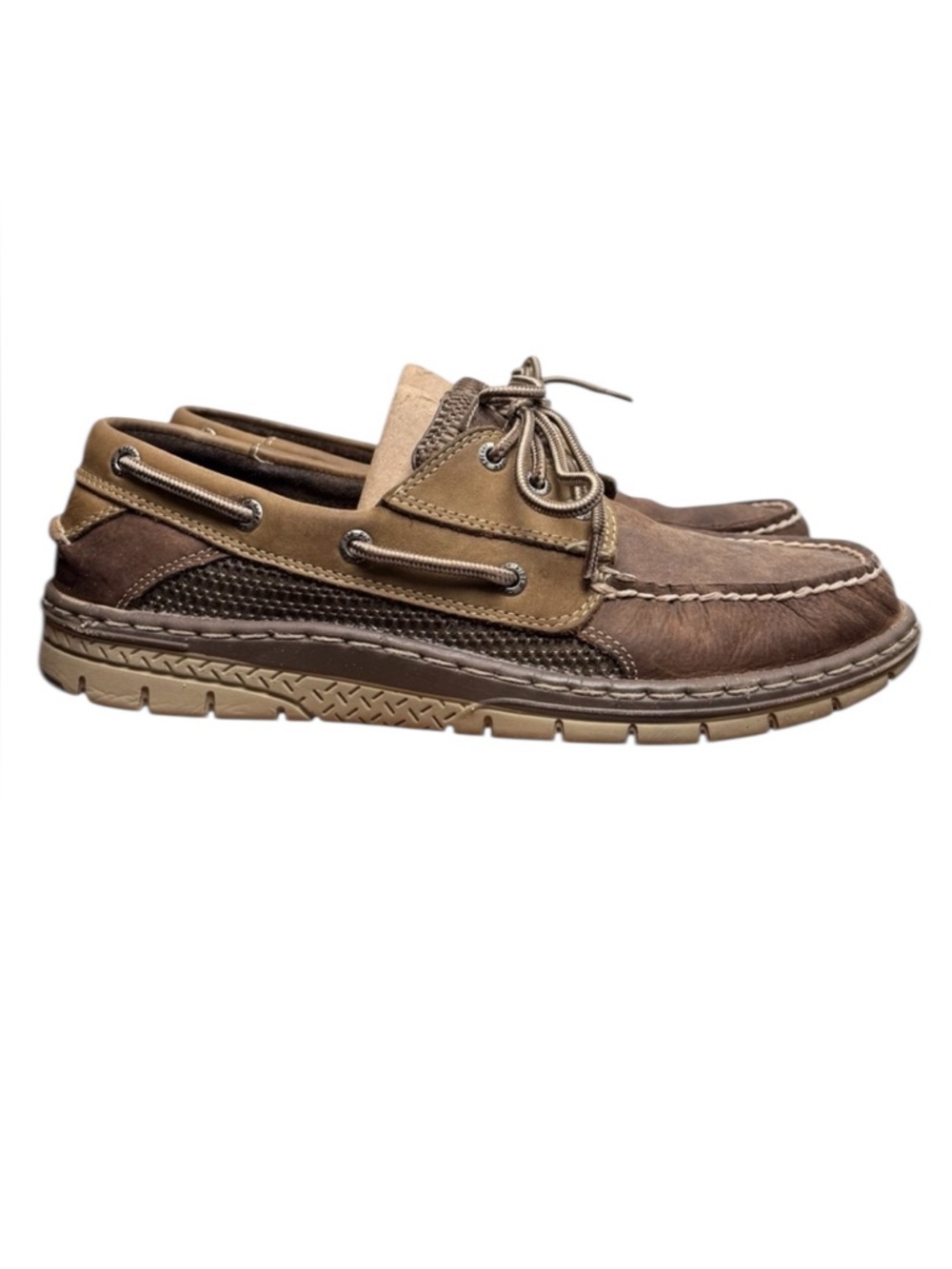 Sperry Top-Sider Men's Brown Leather Boat Shoes Loafers Size 9.5
